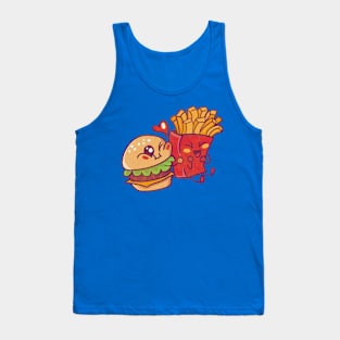 Burger and Fires Tank Top